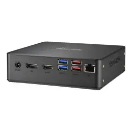 Shuttle XPC nano - Barebone - mini PC 1 x Celeron 7305 - jusqu'à 4.4 GHz - RAM 4 Go - UHD Graphics 62... (NC4010BA)_4